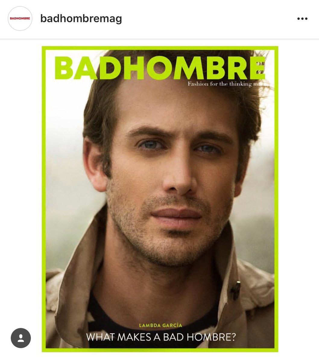 lambgarcia's tweet photo. Se pueden meter al Instagram de “badhombremag” y chequen las fotos de la portada... están increíbles. https://t.co/w6x02Y07MX