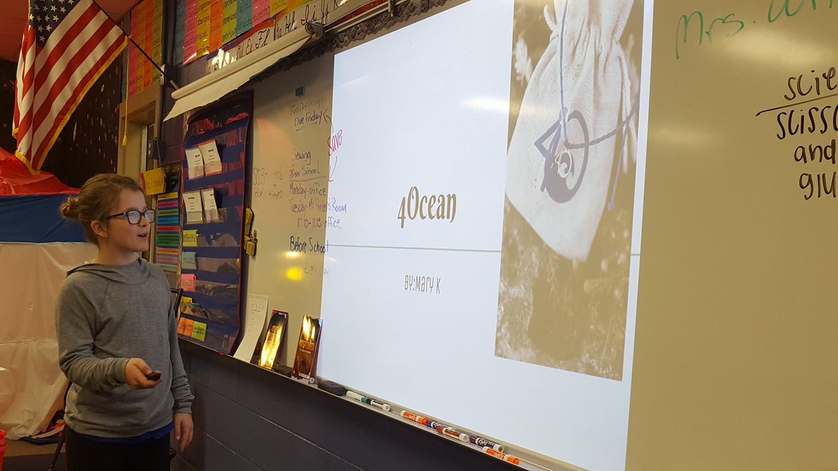 MissFitzBPS's tweet photo. Day 2 of #goodhumanproject presentations! Learning about @Yoobigives @4OceanBracelets and our very own @MJ_Puck @benningtonelem https://t.co/jtUmIvWi0y