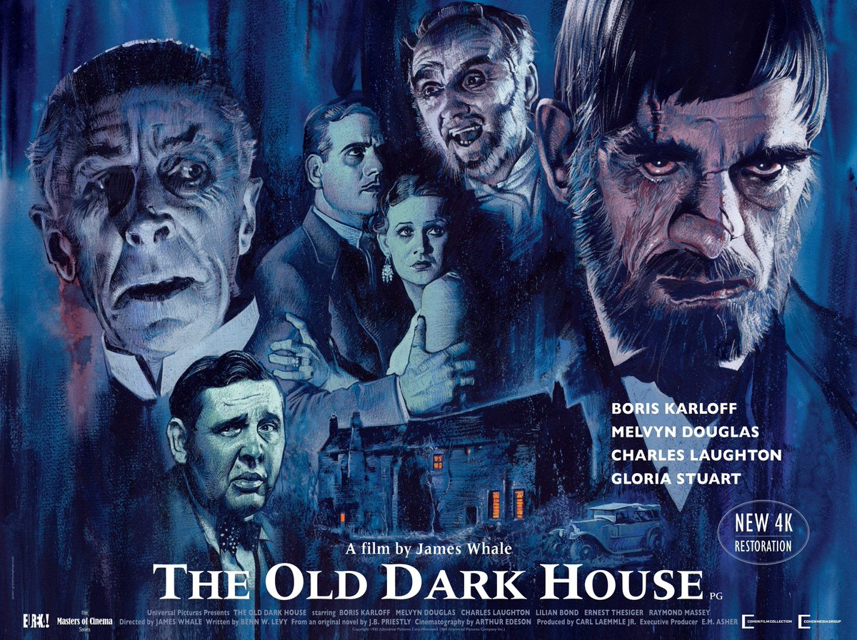 Eurekavideo's tweet photo. Just a few more days til THE OLD DARK HOUSE hits UK cinemas! To celebrate, we're giving 3 lucky people the chance to win a limited edition quad poster designed by Graham Humphreys!

Enter here: https://t.co/uSWikSKJ3R https://t.co/VrVuzmuKLh