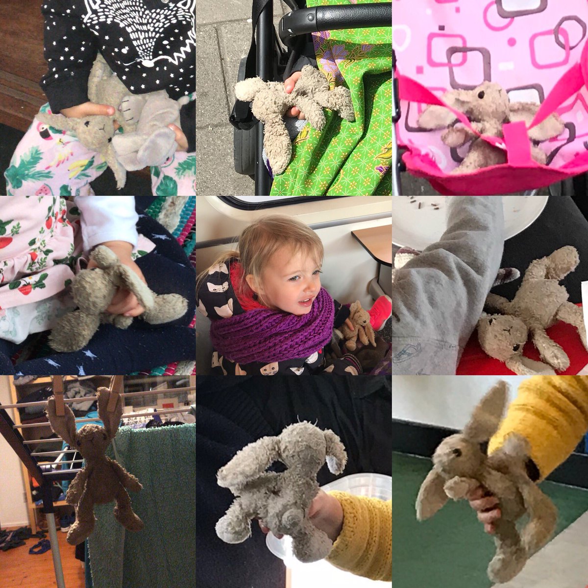 buroborgesius's tweet photo. Onze dochter is haar grote liefde Nijn verloren. Vanmiddag in de trein tussen Overveen en Amsterdam of op station Amsterdam CS. Heeft iemand haar knuffel gevonden? #knuffelkwijt #knuffelgevonden #knuffelvermist @NS_online https://t.co/tLZQ4TFmTf