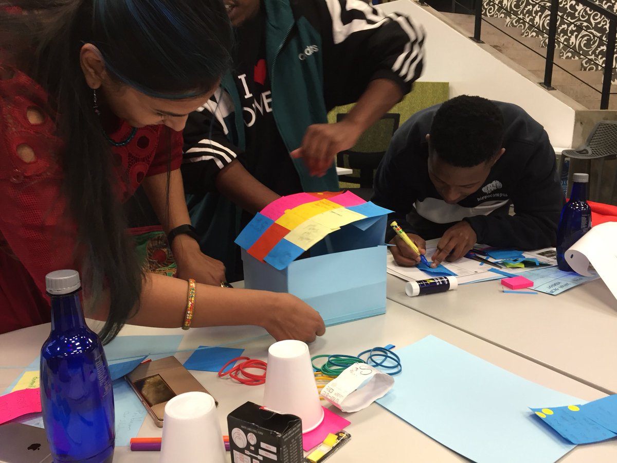OIJHBChapter's tweet photo. Things are getting creative out here at the #DesignwithGrind challenge at @TshimologongIT. 😂👌 https://t.co/G1y9aDuyVo