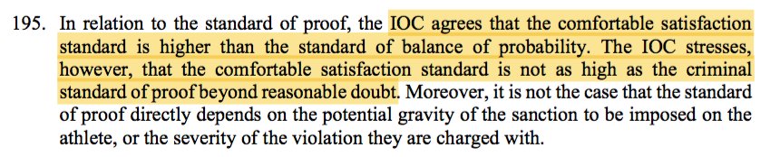 Sport_Integrity's tweet photo. Statement from the @iocmedia on its standard of proof in the #Legkov decision… https://t.co/XtrS7UQKIW
