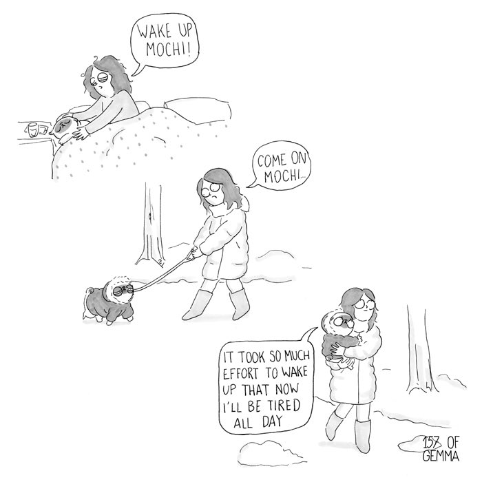 157ofgemma's tweet photo. This is Mochi, the twinchis and I this week 😪😴
#pug #comic #pugcomic #mochi #webcomic #comicstrip #animaladicts #mochithepug https://t.co/rrnzeDMt3m