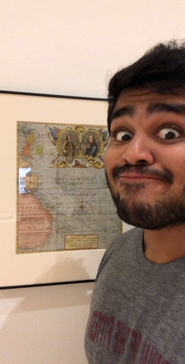 captain_avious1's tweet photo. Went to the Lowe Art Museum and saw a map that represented the importance of the trade connections during the Spanish conquest of Latin America #UMtaylor https://t.co/zYZDgeIB07
