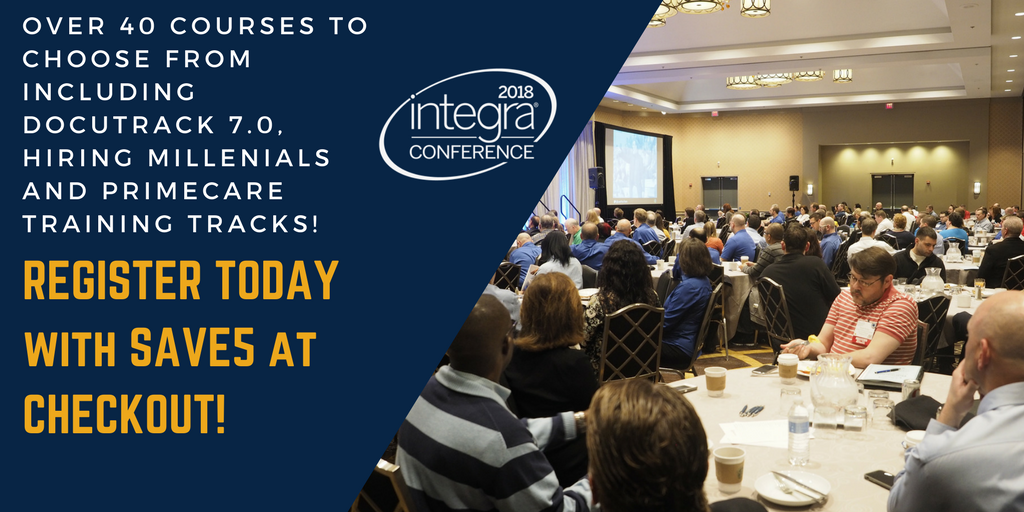 IntegraRx's tweet photo. The #2018IntegraConference is coming soon! With over 40 courses to choose from including #DocuTrack 7.0, your #LTCPharmacy will be more efficient, more effective, and more profitable. Register today and use SAVE5 at checkout! https://t.co/YZ7PXEdMQ9 https://t.co/GmIqhy0k1n