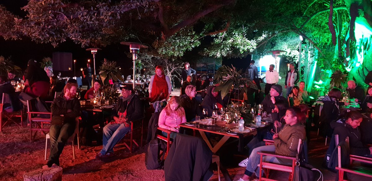 LaMaZingMedia's tweet photo. #MNetLocal guests @JamandiBekker have gate crashed the #SurvivorSA presser under the fig tree @LegendGolfSA and Safari Resort. What a stunning freezing night.
@MNet @DStv https://t.co/8yxyI2XPRg