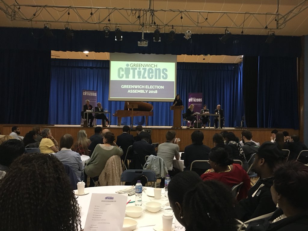 GreenwichCUK's tweet photo. And we are off!! #greenwich #ElectionAssembly https://t.co/Id4eUHC1L6