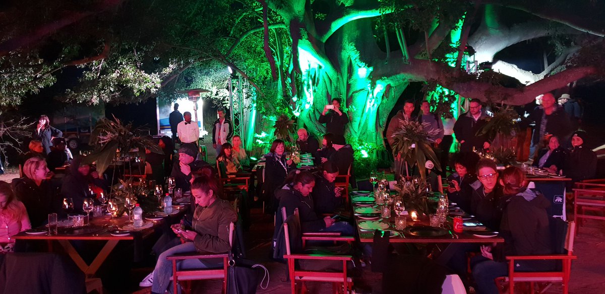 LaMaZingMedia's tweet photo. #MNetLocal guests @JamandiBekker have gate crashed the #SurvivorSA presser under the fig tree @LegendGolfSA and Safari Resort. What a stunning freezing night.
@MNet @DStv https://t.co/8yxyI2XPRg
