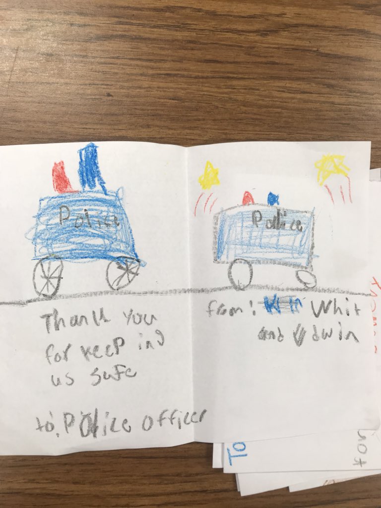 MsWilson_406's tweet image. The Q family #workedtogether to make thank you cards for police officers and firefighters this morning! We think you are #PAWSome and deserve recognition for everything you do to help our community! Thank you, thank you, THANK YOU! 🤗 @RootElemStaff @RootElem @kendrafisher82