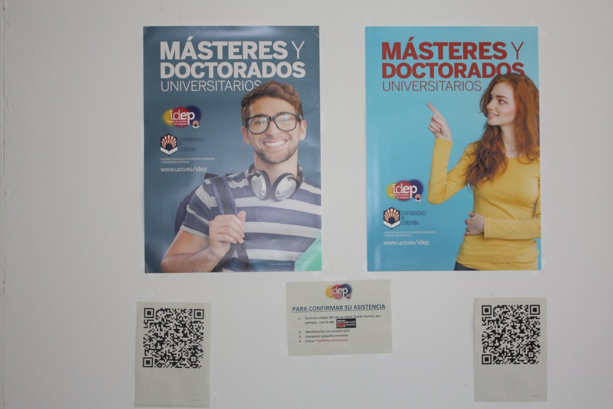ucoidep's tweet photo. La #feriaposgrado18 abre mañana a las 10 h para que conozcas toda la  oferta de la @Univcordoba Regístrate en la entrada y obtendrás un  CERTIFICADO @UCOLetras @CCEducacionUCO @CDTuco @Fac_CienciasUCO  @DerechoyADE
 @ETSIAMCordoba  @VeterinariaUCO @CECSUCo @TurismoCDT
 @epsbelmez https://t.co/xAo3FQVwKJ