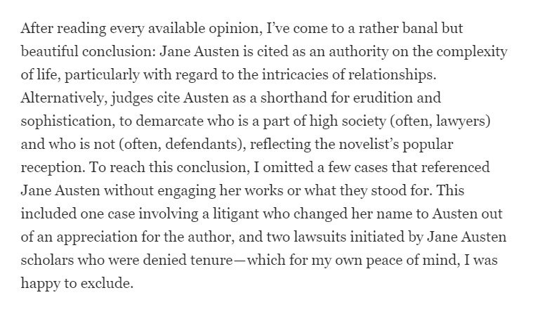 johncapone's tweet photo. Why judges cite Jane Austen: https://t.co/rs457LCSTm https://t.co/WxSkHPXvc4
