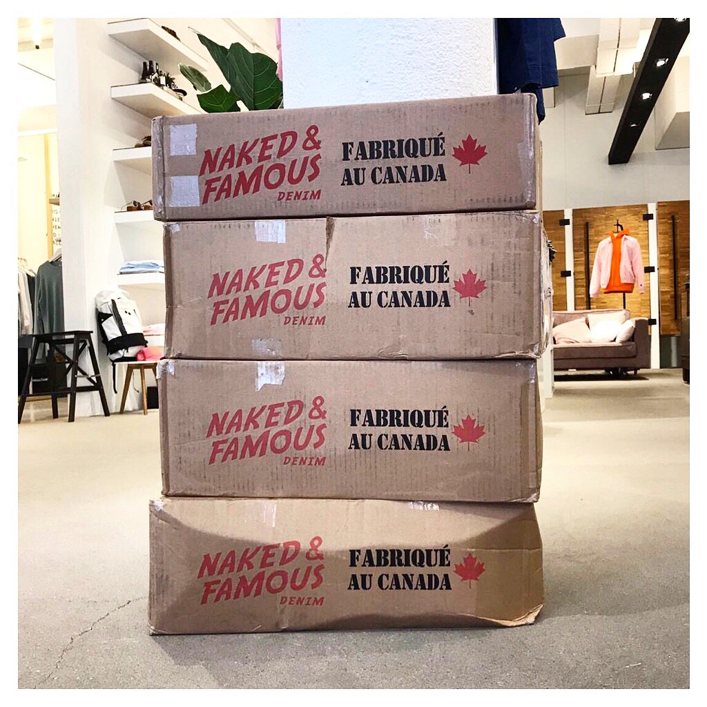 Heel veel pure denimporno van onze vrienden van <a href="/nfdenim/">Naked & Famous Denim</a> op ons stoepje. En we zetten het meteen online. barettajeans.nl/10th-anniversa… #barettajeans