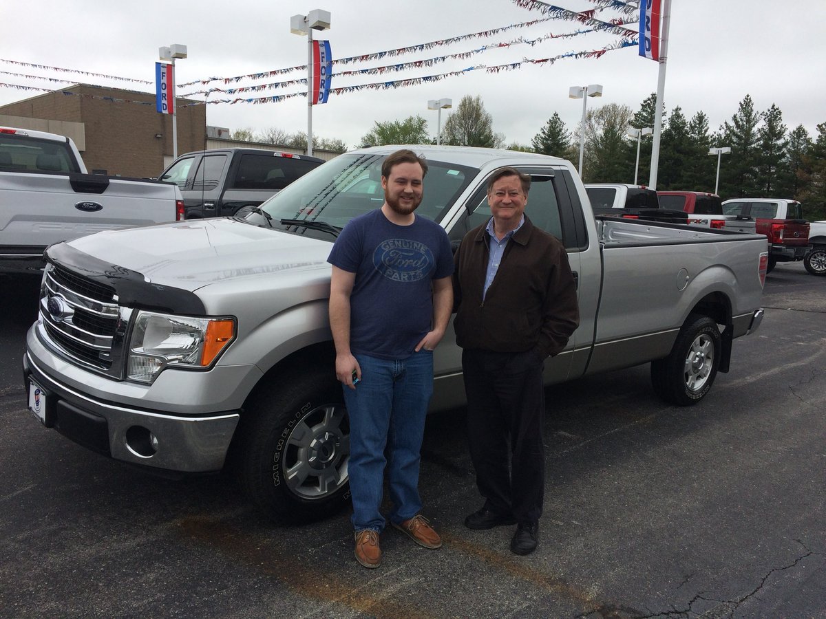 FordGroves's tweet photo. Thanks to Daniel Norton of Sikeston, for his purchase of 2014 F150 with salesperson  Richard Galemore! Thank you for your business and welcome to the Ford Groves family! #FordGroves https://t.co/dGjprdwreW