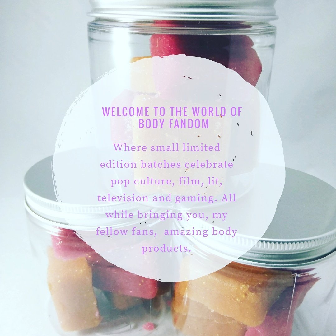 LaGeekover40's tweet photo. Hey Twitter peeps. I have been working on a little something called Body Fandom. A new line of bath and body products made by me! Yup! #BodyFandom launches on April 30, 2018. Follow on IG and like on FB. Peace and blessings. https://t.co/8kWOm1zZyg