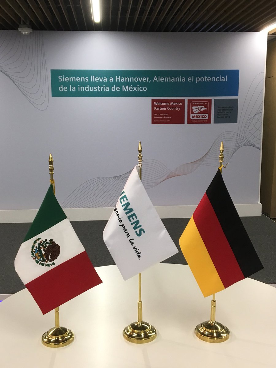 GerPerezSiemens's tweet photo. Mexico partner country is #HM18 and @Siemens_Mexico showing how our Ingenuity for Life may lead this country to be one of the most important worldwide economies #MexicoAtHM https://t.co/FkugyETVg5