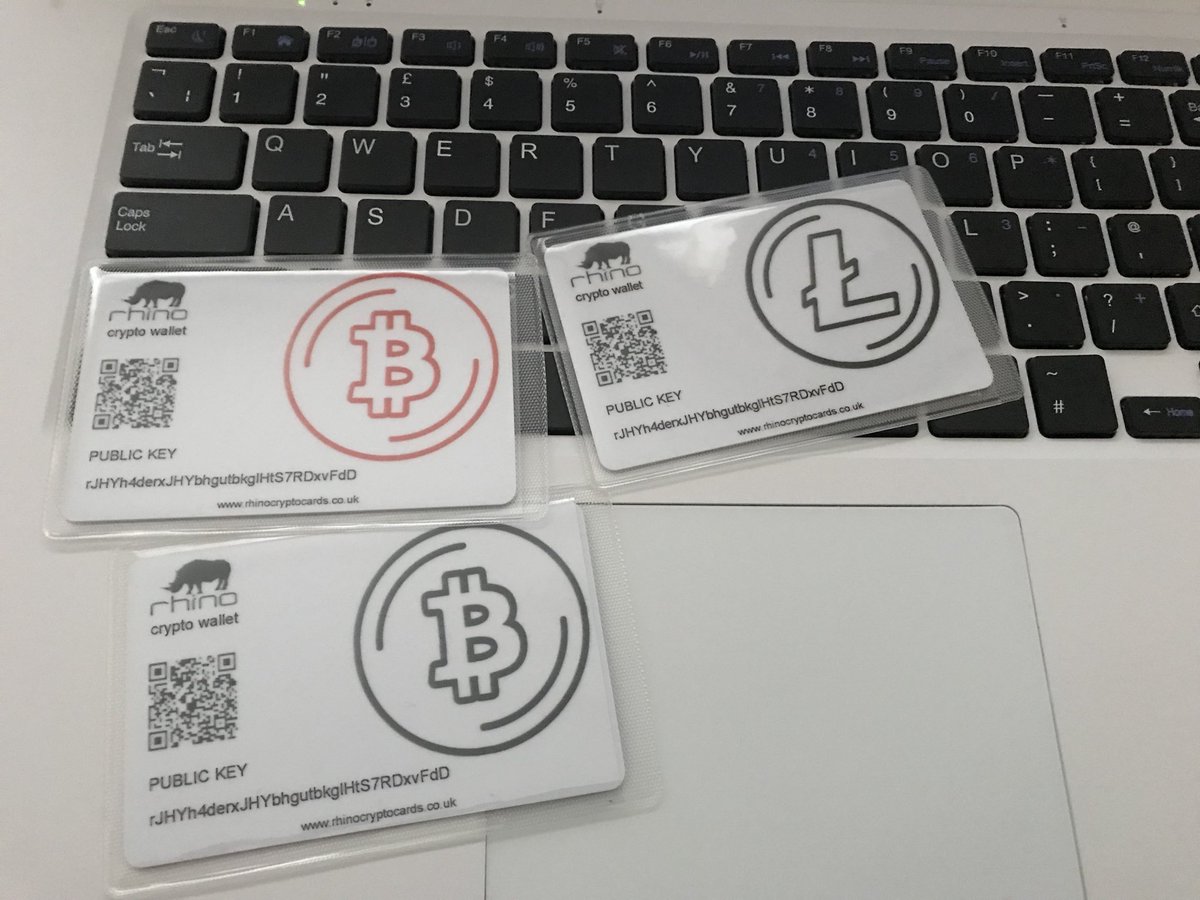 rhinocryptocar1's tweet photo. Crypto cards available May 2018
#bitcoin #bitcoinwallet #litecoin #coldstorage #btc #ltc #crypto #bitcoincard #bullrun #rhinocryptocards #cryptostorage https://t.co/BMJuH4UwCL