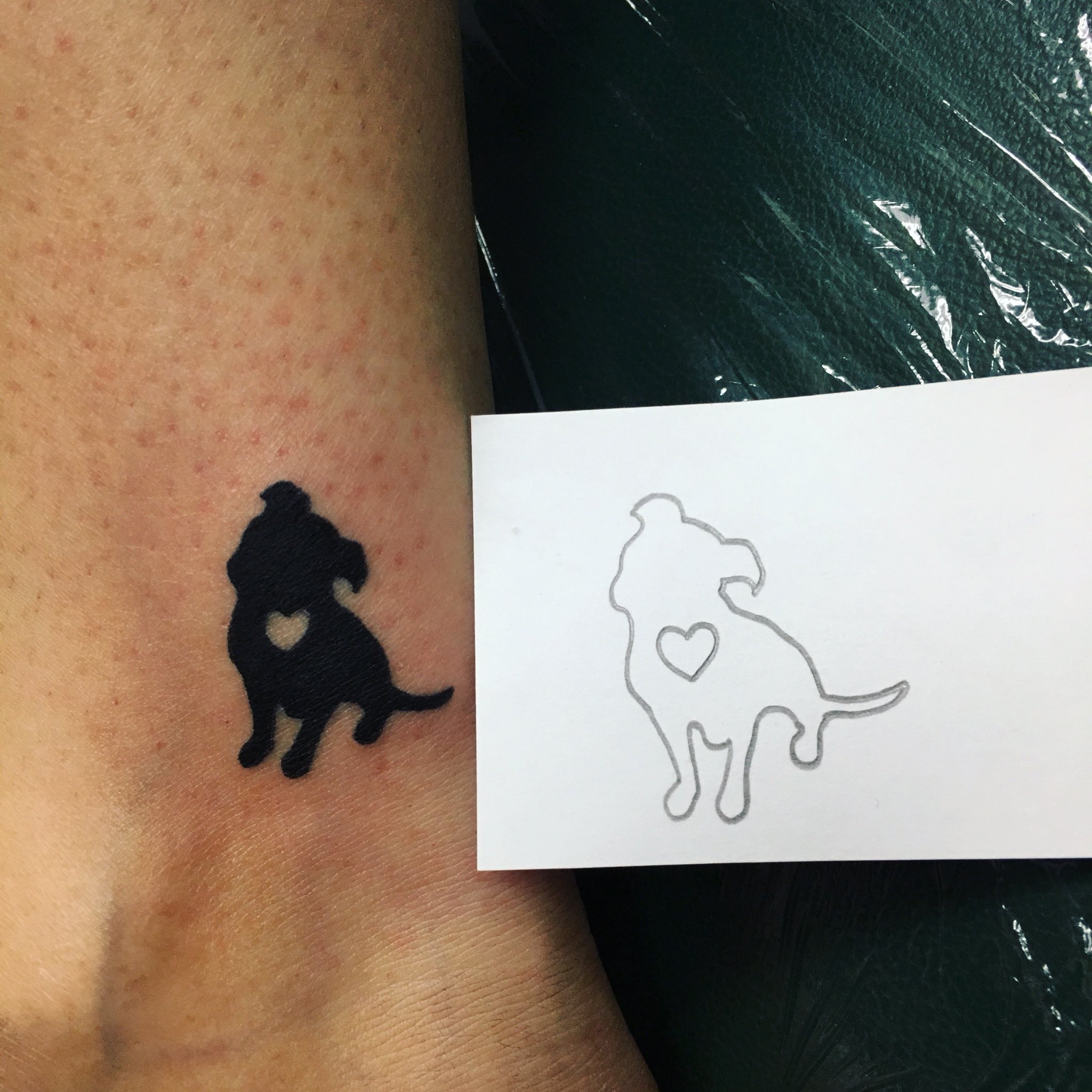 Minimalist tattoo design for beloved dog in remembrance  Tattoo contest   99designs