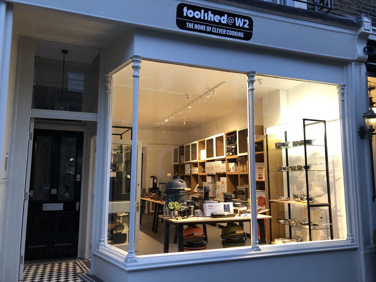 The showroom and training kitchen are nearly ready. Please come and visit the “Toolshed <a href="/W2/">w2</a>” at 39 Connaught Street, London, for the world of sous vide and so much more