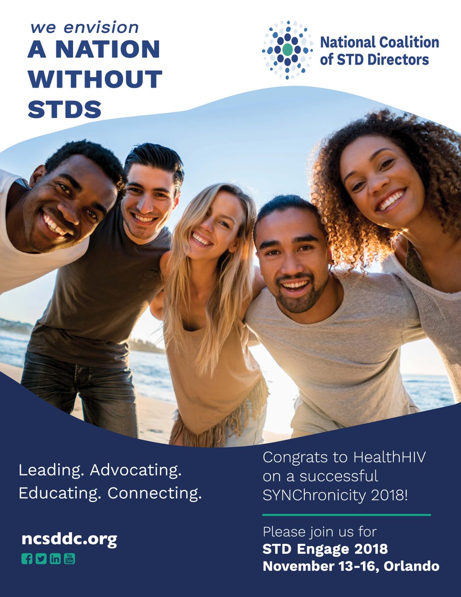 NCSDDC's tweet photo. Congrats to @HealthHIV on an engaging and successful #Sync2018! Well done! 👏👏 https://t.co/FQMlZ6z62H