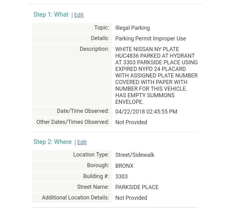 A disturbing  #placardcorruption story this weekend...After  @NYPD52Pct received a complaint, somebody staked out the location.Not to arrest the  #placardperp using a stolen & altered  @NYPD24Pct placard. They were there to see if one of our contributors came to check up.