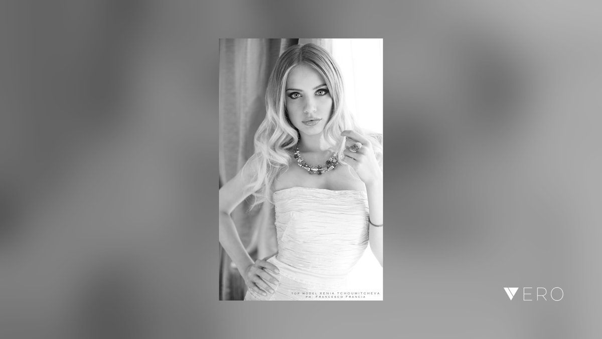 F_Francia_Foto's tweet photo. My #adv #portrait with #fashionmodel #topmodel #xeniatchoumitcheva #xenia #fashionblogger @VeroTrueSocial https://t.co/9tds2QJi7d