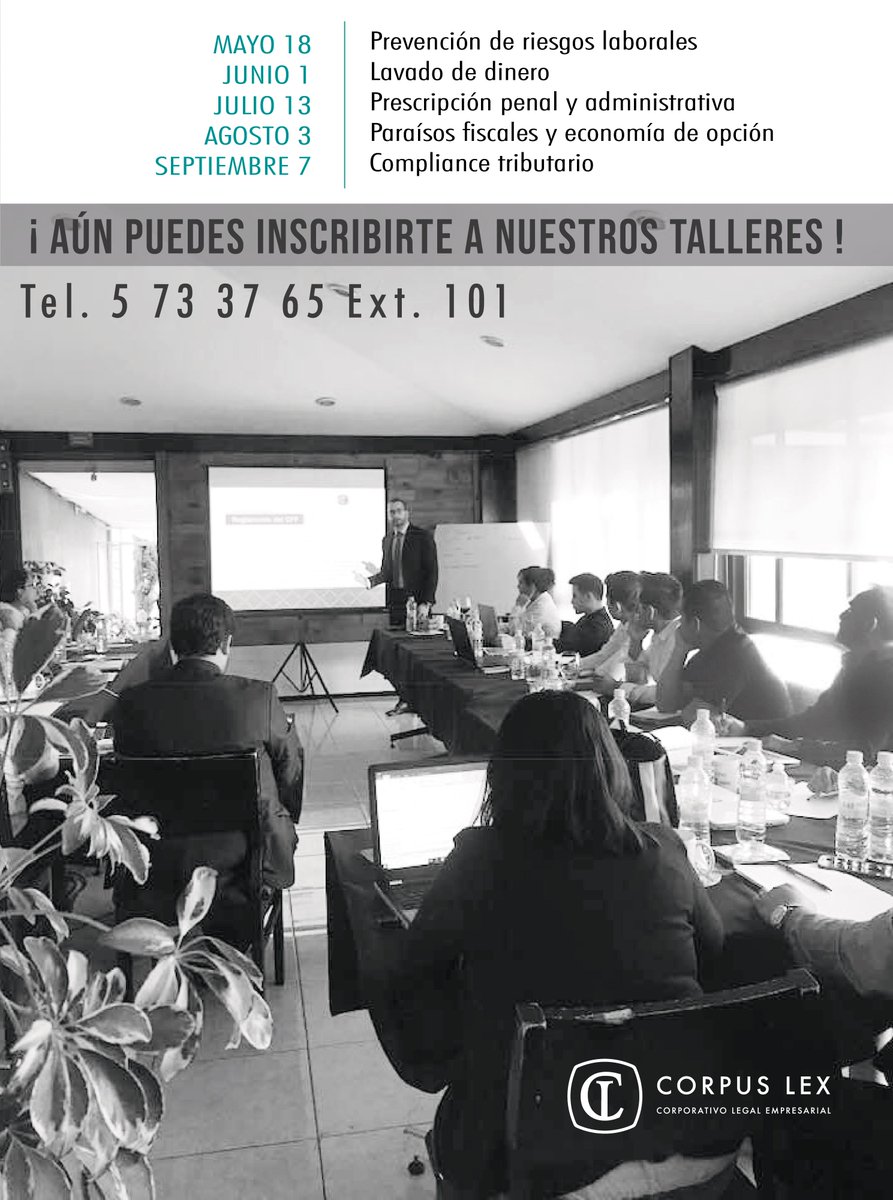 CorpusLexPuebla's tweet photo. inscríbete a nuestros talleres!! no los dejes pasar
5 73 37 65 ext. 101 https://t.co/h3mvHmtOcV