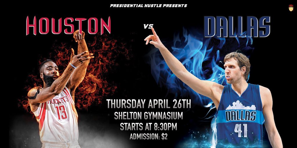 kenn_PHE's tweet photo. @PresHustleEnt presents
Our Annual #HoustonVsDallas Basketball game
If youโre from Houston wear Red; if youโre from Dallas Rocc your Blue! https://t.co/WC263NTuuw