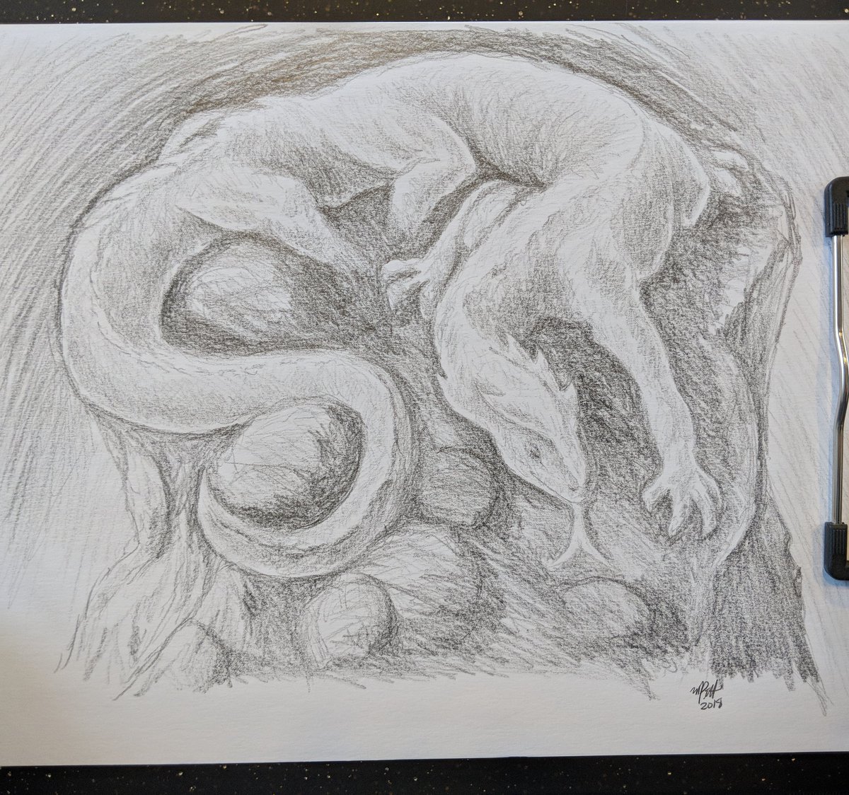 blackbox81art's tweet photo. I think it's done!
-
#art #artwork #originalart #drawing #sketch #pencildrawing #pencilart #fantasyart #fantasy #dungeonsanddragons #monster #dragon #basilisk #lunchdrawing #lunchsketch https://t.co/D6YwWdvaZ6