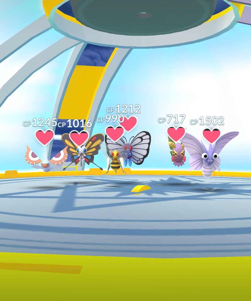 ArcticAshlea's tweet image. Hope this butterfly themed gym doesn’t bug you 😉🙃🦋🐝 #themegyms #pokemongo #instinct @totalmonsense
