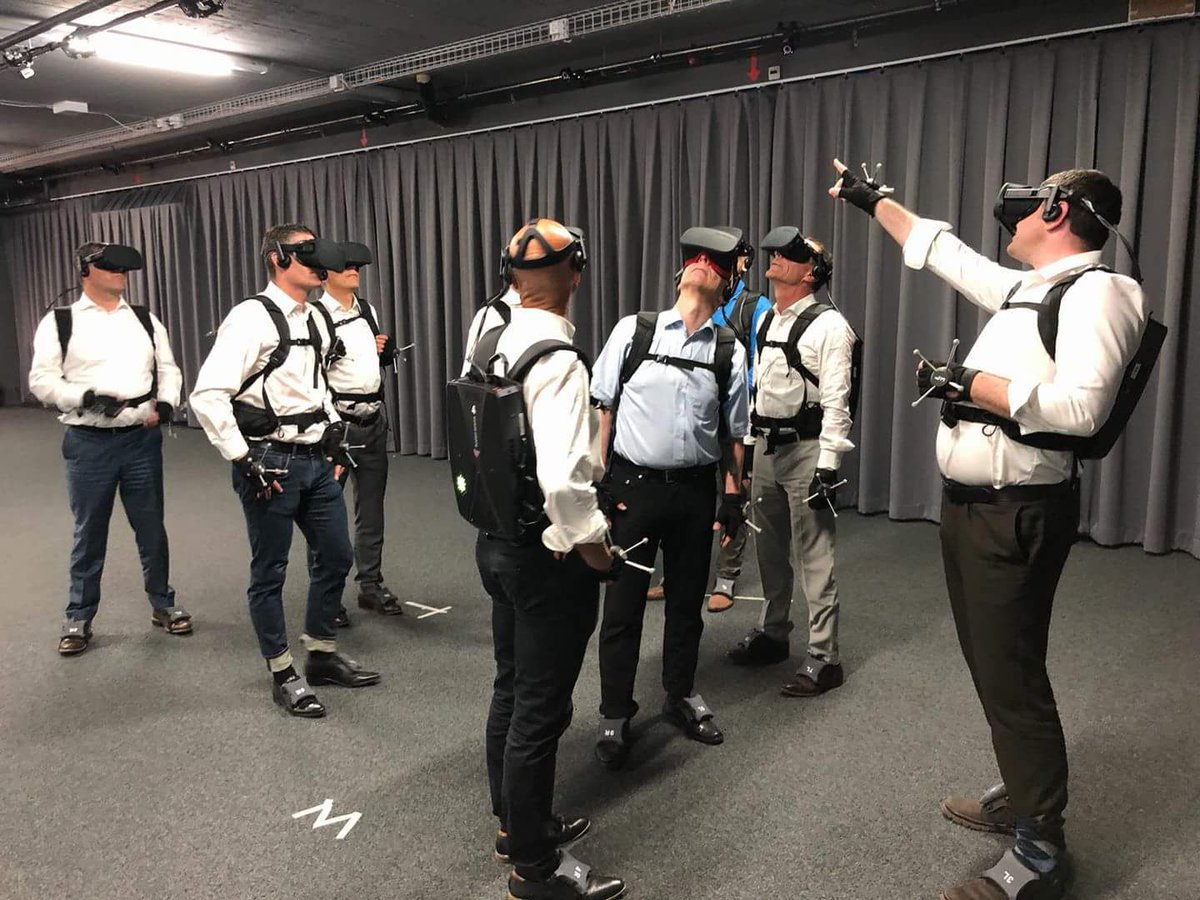 trueVRsystems's tweet photo. #Architects and #realestate #investors walk through a life size #VR design of their new shopping mall at #trueVRsystems advanced full body arena https://t.co/GPTgbPnpQU