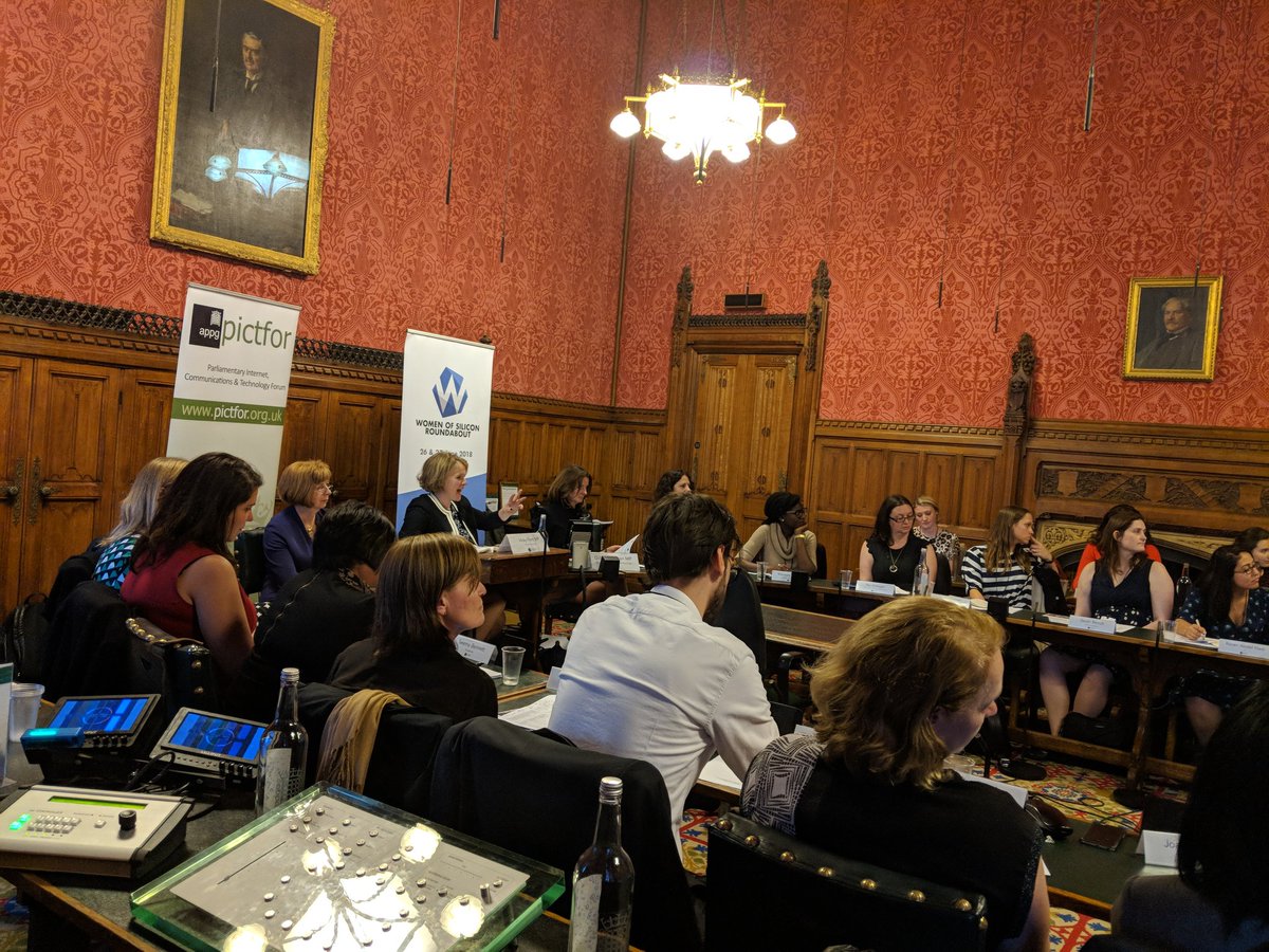 At Westminster Palace for a round table on #diversity #womendotech #pictfor
