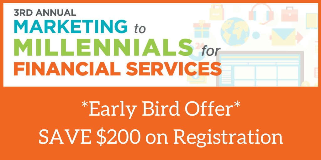 Hear directly from #Millennial #Marketing Guru <a href="/JeffFromm/">Jeff Fromm</a>, <a href="/Prudential/">Prudential</a>, <a href="/blackrock/">BlackRock</a>, <a href="/WellsFargo/">Wells Fargo</a>, <a href="/Fidelity/">Fidelity Investments</a> and more at #MFS18. See our new speakers - goo.gl/VL7VVC SAVE $200 on registration - goo.gl/Zd1ACa