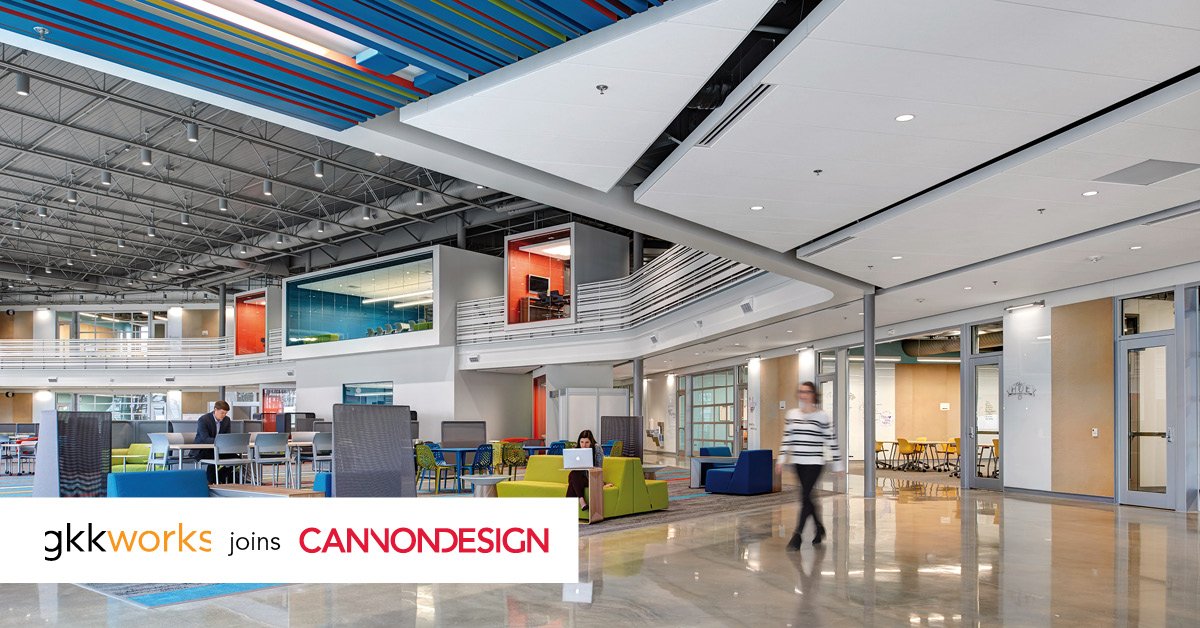 gkkworks's tweet photo. Last week we announced the big news that gkkworks has joined @CannonDesign. The merger grows our office count to 24 and expands our portfolio significantly. Learn more here: https://t.co/6e5hiJ3fH8 https://t.co/TYQpykP3UR