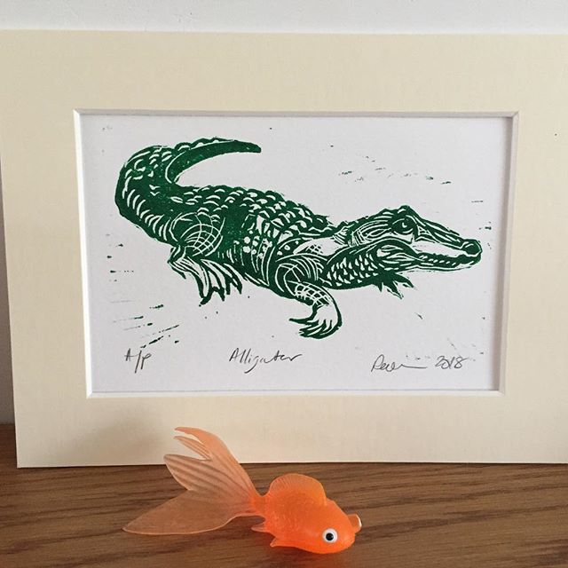 RachelcwArt's tweet photo. Wednesdays are my art days, I need to do a load of framing and mounting. Sigh. I’m hoping this fish will help #creativewithline #printmaking #artadmin #artist #derbyshireopenarts2018 #calver #peakdistrictartist #alligatorillustration #alligatorart #illus… https://t.co/L6iCO3jNMU https://t.co/0uEry7TwWE