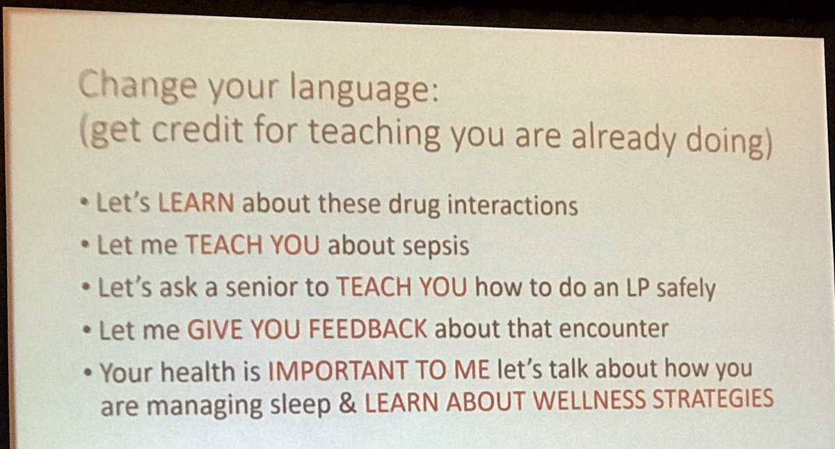 BenAzan's tweet photo. Teaching while in shift: A lot of this takes place already but may not be recognized. Get credit for it with your learners by modifying your vocabulary. Be explicit about teaching moments. #CORDAA18 with Dr. McGrath from @BostonCityEM https://t.co/8qAPYUX3Bk
