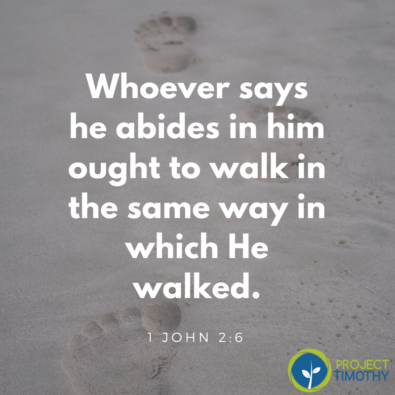 _projecttimothy's tweet photo. Abiding in Him means that we must walk in the same way that He walked. 

Learn more about Project Timothy here: https://t.co/Y9PHqCjkEv https://t.co/ZKjg7eZKPZ