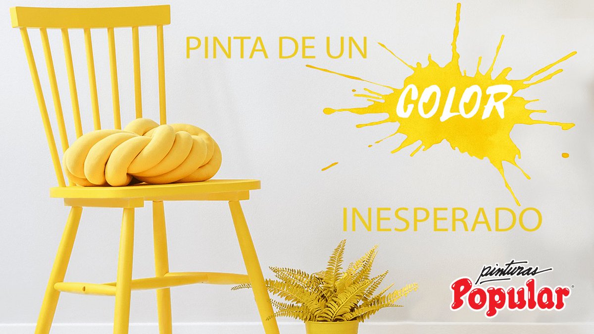 PinturasPopular's tweet photo. ¿Encontraste una silla o aparador que te encantó? Tal vez quieras darle un nuevo look pintándolo de un color brillante, como amarillo, coral o esmeralda. Crearás más interés en la pieza y también un acento único. ¿Qué color usarías? #IdeaPP #ConsejoPP #PinturasPopular https://t.co/lUrrFNE3wS