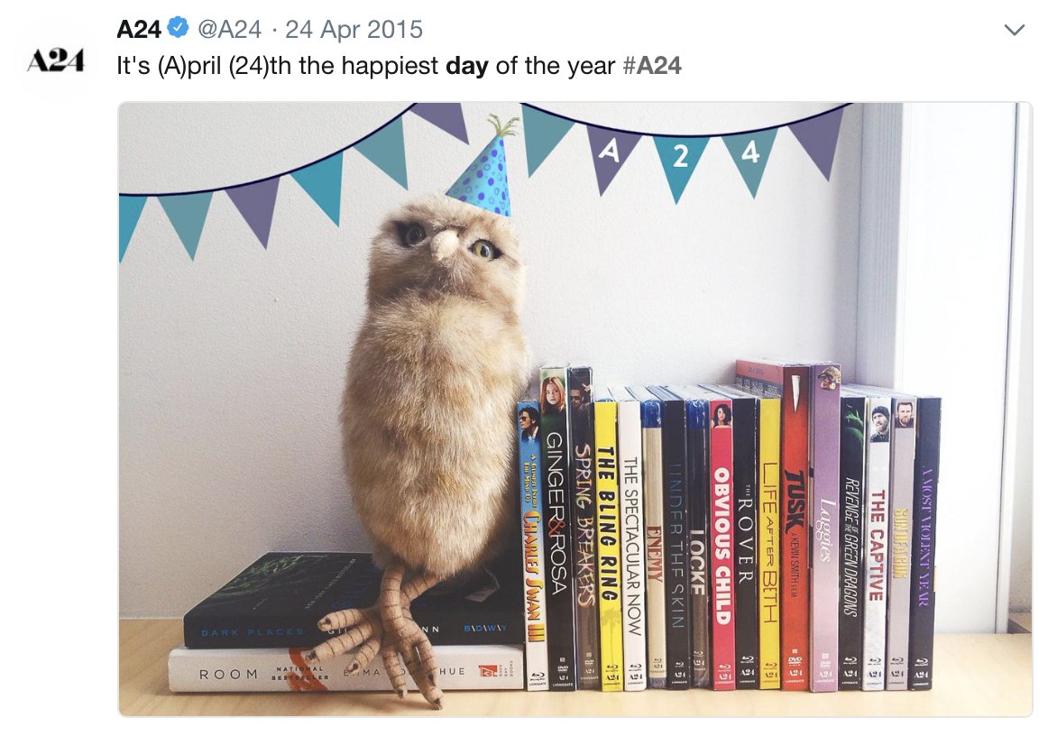 A24 tweet media