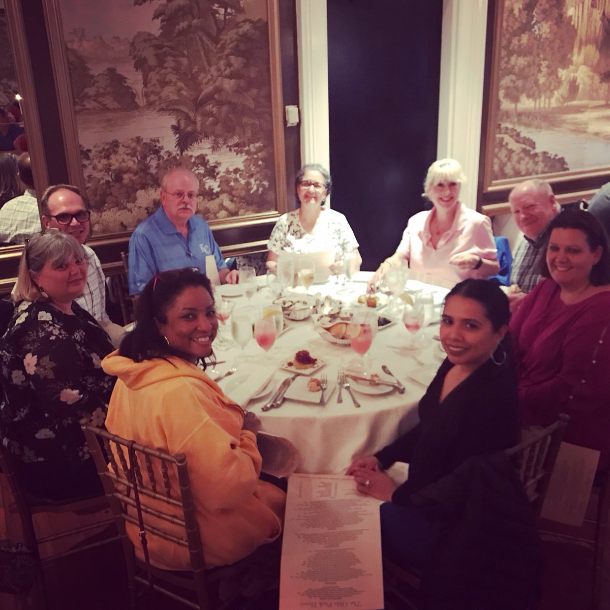 Team ACT with a few #Bursars18 attendees enjoying dinner at the Olde Pink House, Savannah, GA. Great food, great people!