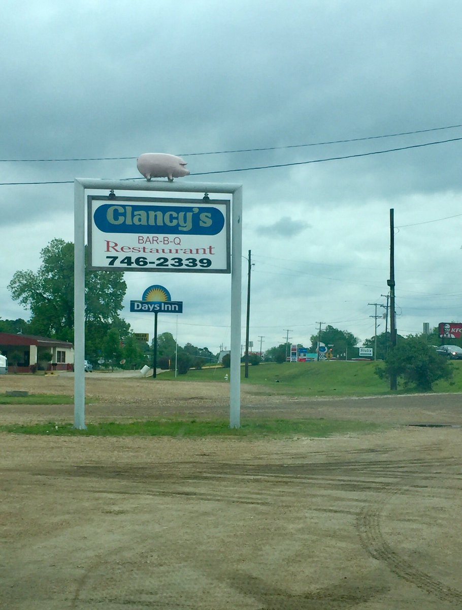 clancy_smith's tweet photo. When you’re reading Dispatches from Pluto and realize you have your own restaurant in Yazoo City, it’s worth taking an extra long lunch. Thanks for the heads up @richardgrant4 ‼️ https://t.co/KSUfAVP2og