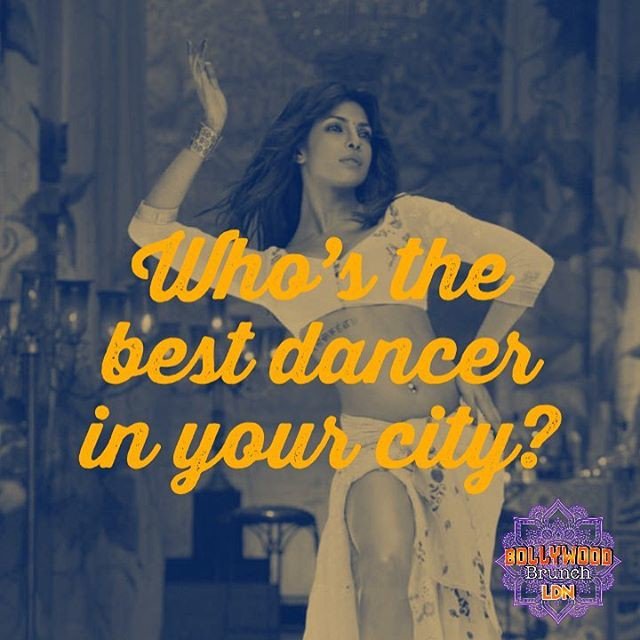 BBLDN's tweet photo. Tag the best dancer you know!!! #bollywood #brunch #london #ldn #bollywoodbrunchldn https://t.co/cP9Eb2w64f