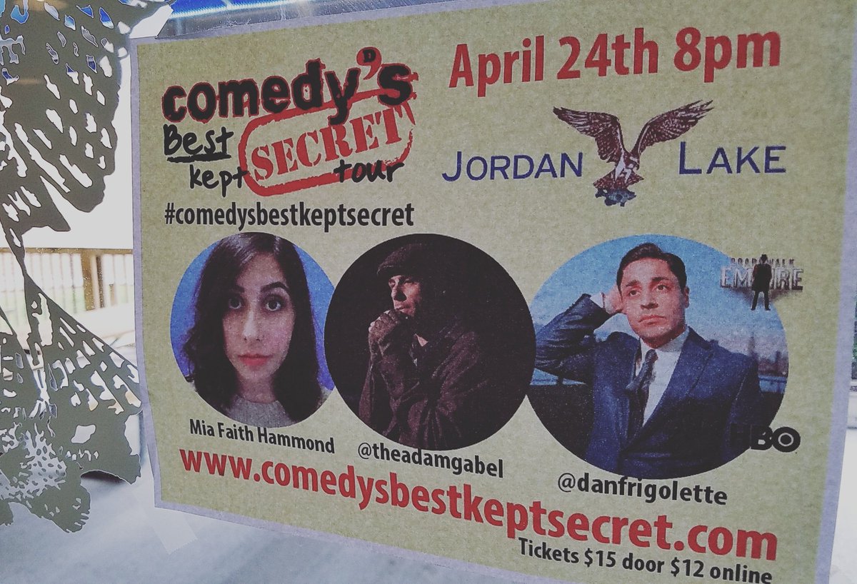 jordanlakebrew's tweet photo. #ComedysBestKeptSecret tonight at 8 at Jordan Lake Brewing!!!
Tickets $15 at the door.
@WingskisNC is serving at 5! https://t.co/1sEQAz9ZkB