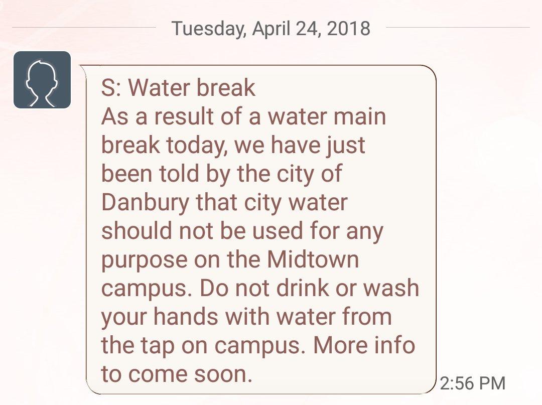ejay1120's tweet photo. @WestConn Let me get this straight. We can't wash our hands and hand sanitizer isn't enough to stop the spread of this virus so what exactly are you expecting us to do? https://t.co/VeTKYKYl6v