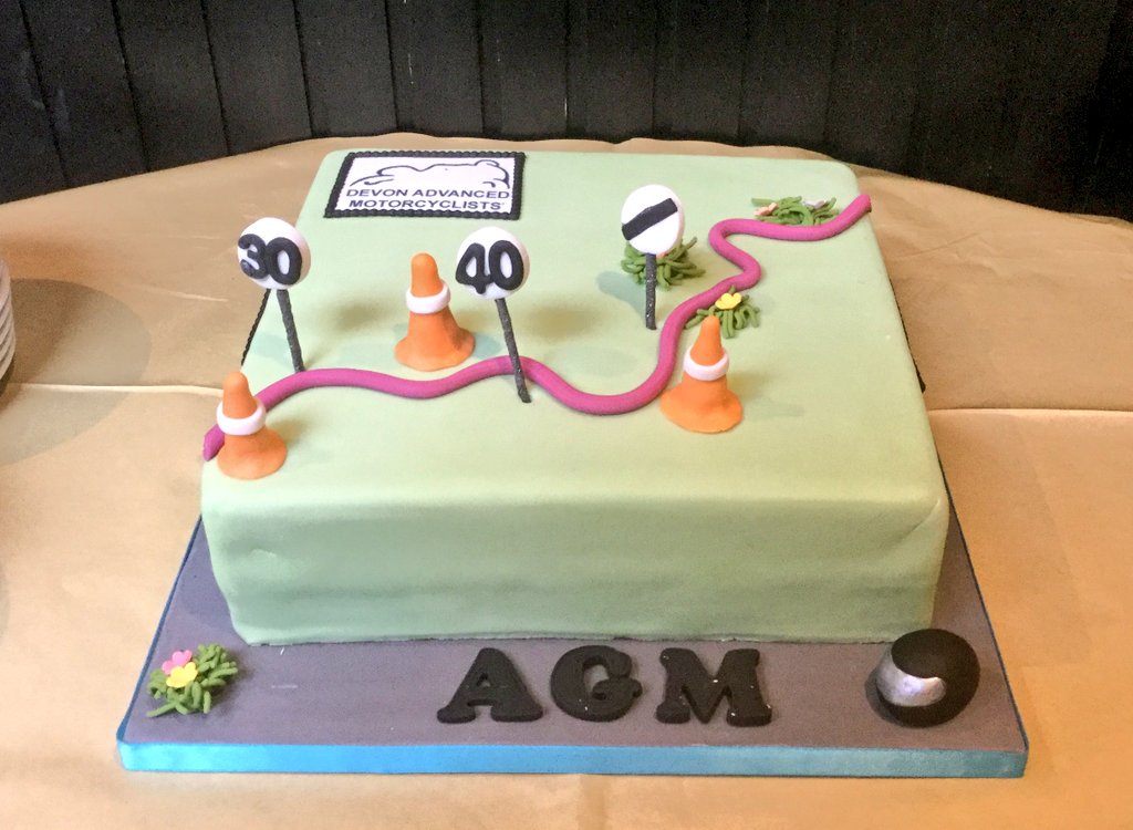 Great cake for the AGM at DAM tonight