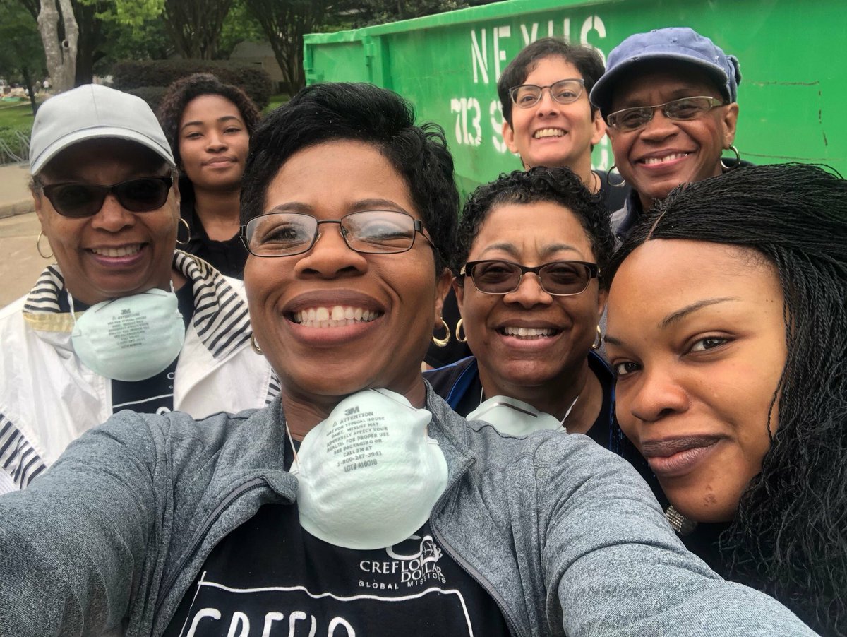 WCCHouston's tweet photo. For our National Community Day event, our CDGM Houston team partnered with Hope Disaster Recovery to help clean up debris from the homes that are still recovering from Hurricane Harvey. Our amazing team were able to clean debris from 4 homes! #wcchouston #ncd #hopeindisaster https://t.co/1uNZ8Ent2H