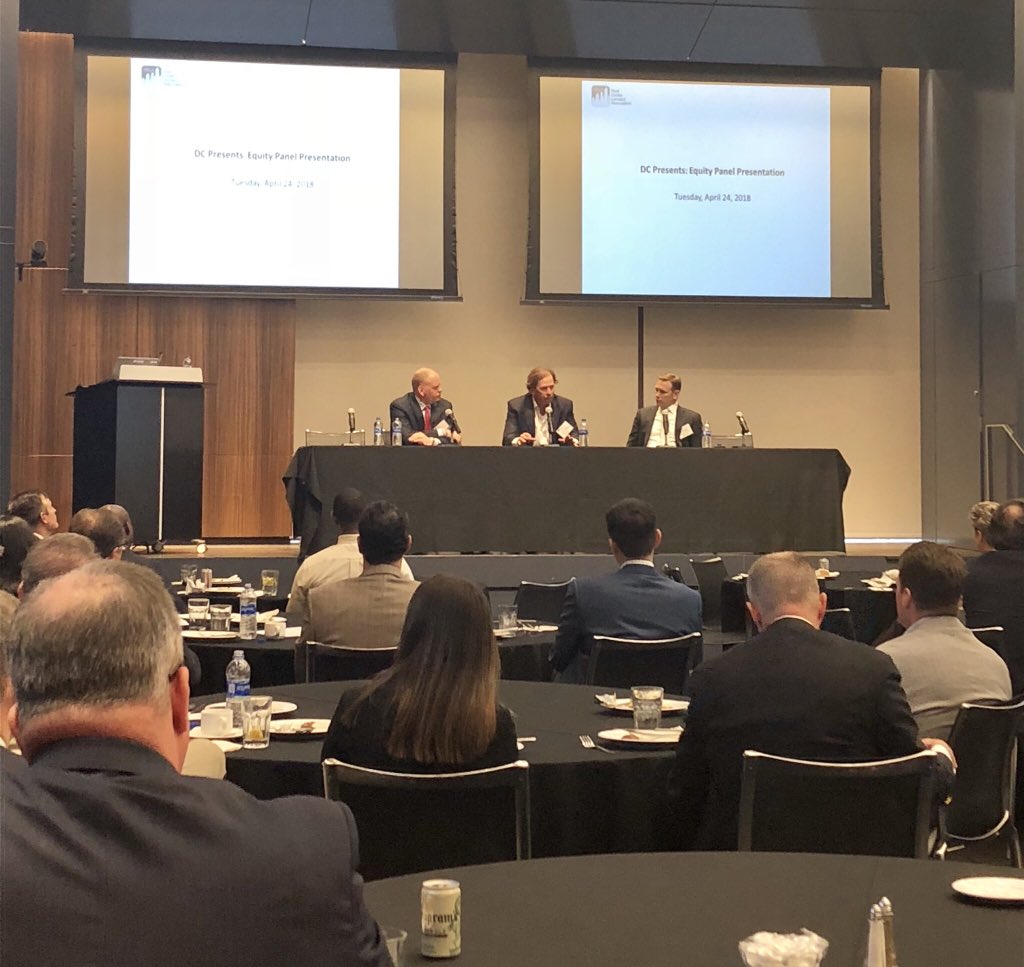 JennyyJimenezz's tweet photo. Great turnout at today’s @relassociation luncheon event on equity investing and lending with our very own @mikepickettMLB moderating the panel discussion! @MorganLewisLaw #MLRealEstate https://t.co/f0bXFq4X4y