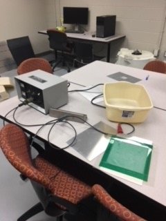 WKUSEAS's tweet photo. WKU Electrical Engineering Senior Project. Students work to optimize @wku's electro-etching machine. https://t.co/1DYliPua67 #electricalengineering #wkuengineering #electroetching https://t.co/rb623f0QKl