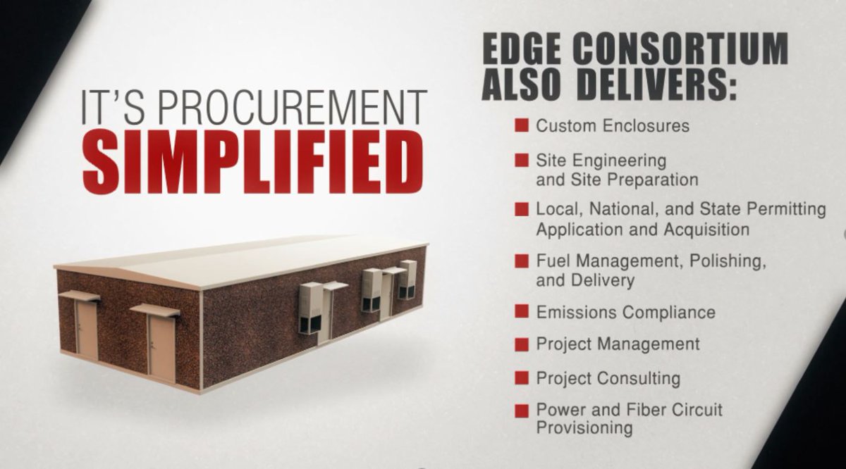 Diversitec's tweet image. Modular Data Centers with high-value; Procurement, Installation, and Operation Simplified; #BinaryBunker #EdgeMCS 
For more info, edgemcs.com