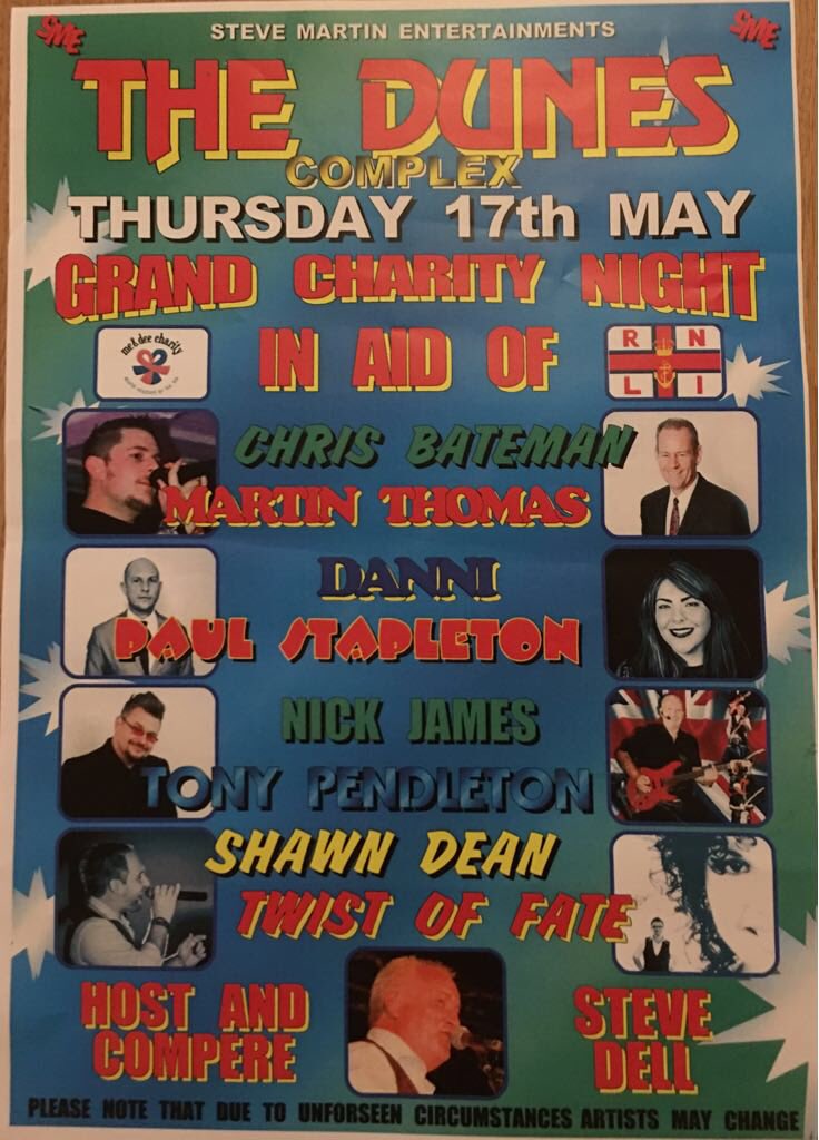 RNLImablethorpe's tweet image. Charity event in aid of @RNLImablethorpe and me &amp;amp;Dee charity