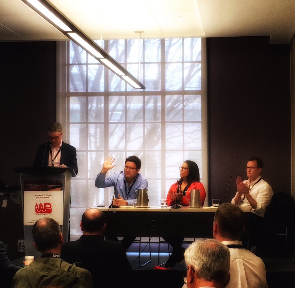bawlderdash's tweet photo. Key strategic components that local wineries should know when selling VQA wines on the local market #OCWC18 panel discussion:
1) This is a value chain
2) Know your buyers needs
3) Sell it to them and get them excited! https://t.co/3pNRIC1XE3